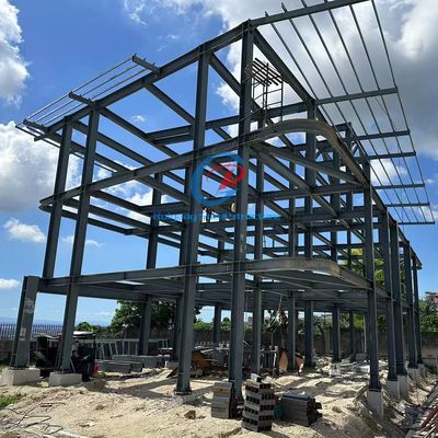 柔軟な多階建て鋼鉄ビル 商業用鋼鉄ポータルフレーム倉庫