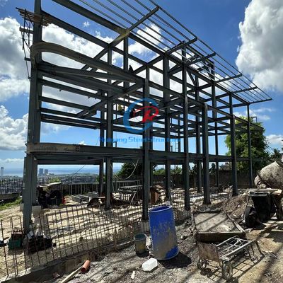 安全な作業場のための耐火多階建ての鋼鉄構造ビル