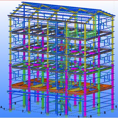 高強度建築 鉄鋼建築 多階建て鉄鋼枠建築