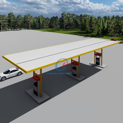 鉄鋼構造物 ガソリンスタンド 鉄鋼建築物 建築物