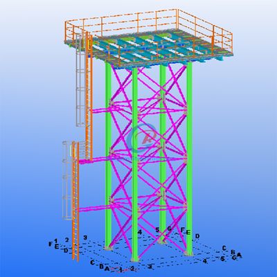 10000リットルの鋼鉄構造水タンクタワー,電熱水タンク