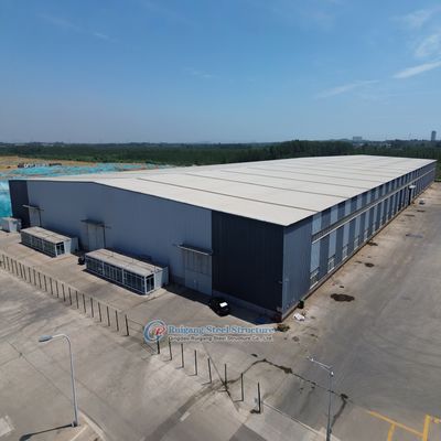 モジュラー型鋼鉄構造 倉庫 調整可能 軽量 耐久性