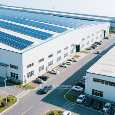 断熱サンドイッチパネル付きカスタムスチール構造倉庫