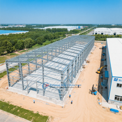 パーソナライズされた PEB 鋼筋構造 工業ホール 鋼筋構造 泡工場