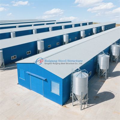 耐久性のある鉄鋼構造物 製造 オーダーメイド 鋼筋ガルバン化 畜産用建物