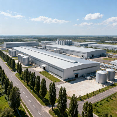 金属製鉄倉庫建物シングルスパン鉄骨構造フレーム